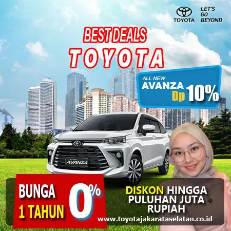 promo toyota avanza bunga 0%