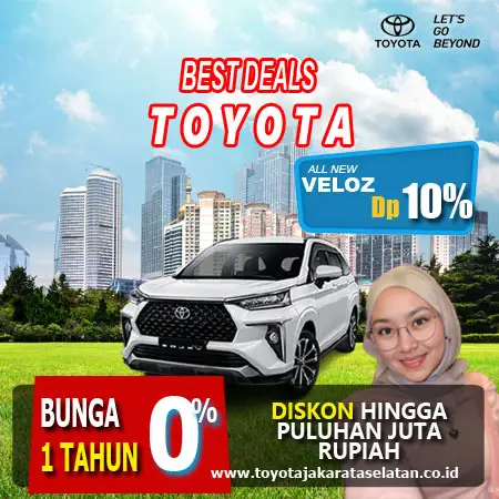 promo toyota veloz bunga 0%